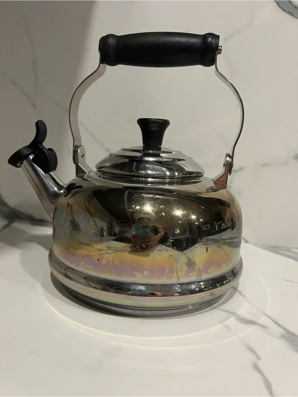 Le Creuset Classic Stainless-Steel Tea Kettle